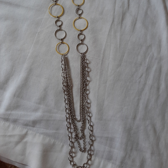 Yellow hoops necklace - Picture 1 of 1